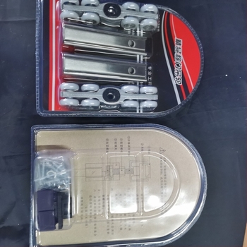 Set kliznih kolotura za drvena vrata, 8 koluta, nehrđajući čelik 201, blister pakiranje s dodacima, jednostavna ugradnja, tih i glatko radi