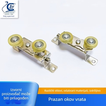 Klizna vrata: gornja rola za vodilicu, metalna konstrukcija, Hollow door bracket model, nosivost 200 kg, moderni minimalistički dizajn