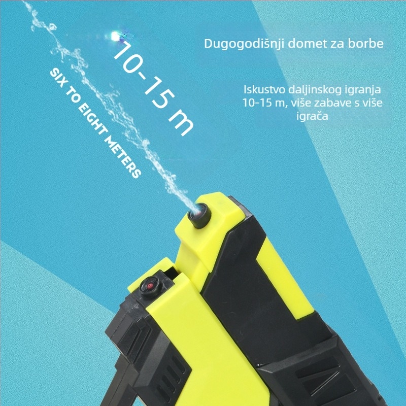 Dvostruki vodeni pištolj za djecu – plaža igra i interakcija roditelj-dijete (ABS; marka Asahi; funkcija: vodeni pištolj; uzrast 4–6 godina; pakiranje PP vrećice)