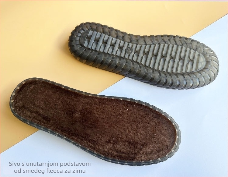 Hekane papuče s cvjetnim motivom i kristalnom tabanom — PVC materijal, pleteni, Tendon Jelly naglasak, sve sezone, opušten stil i elegantna svakodnevica