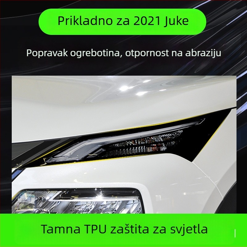 TPU prozirni zaštitni film za prednja i stražnja svjetla Nissan X-Trail 2021 – prilagodljiva obrada