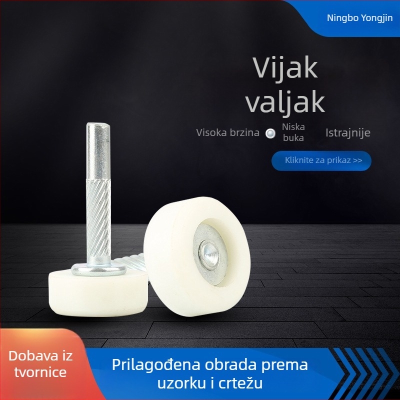Ručni dodaci za garažna vrata s nylon kolima i vijčanim kolima za vrata i prozore (Podrijetlo NB; Branda: Drugo; Specifikacije: 46)