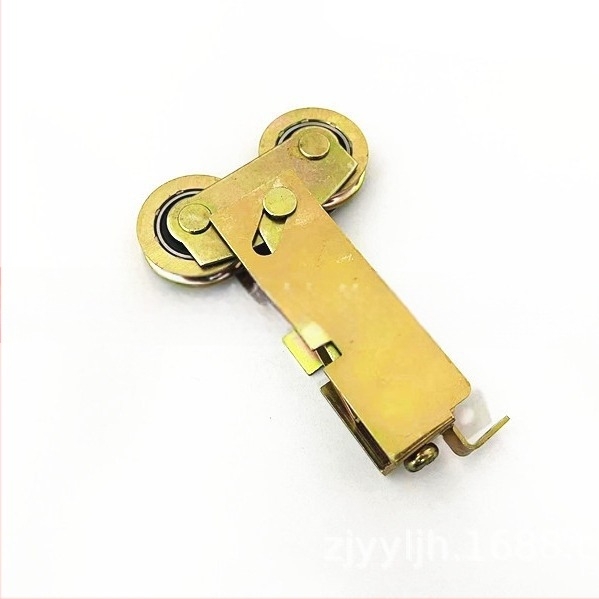 Dvostruki kotačić za vrata i prozore, žljeb za užad, promjer osovine i debljina zida