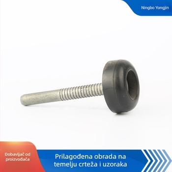 Ležajevi za rolete, klizne vodilice garaže, najlonski kotači - unutarnji promjer 6 mm, masa 18 g, pogodna za klizna vrata i prozore