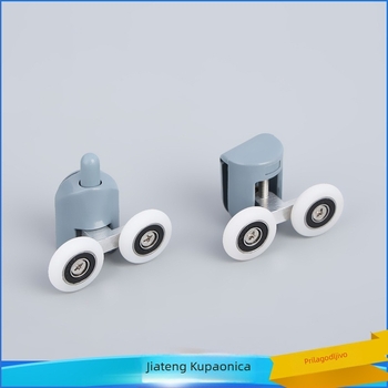 JT-2416 kolut za vrata tuš kabine s lukom kolotura, prilagođene uzorke, za kupaonicu i klizna vrata, moderni minimalistički stil