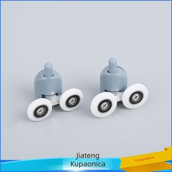 JT-2416 kolut za vrata tuš kabine s lukom kolotura, prilagođene uzorke, za kupaonicu i klizna vrata, moderni minimalistički stil