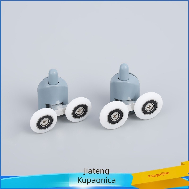 JT-2416 kolut za vrata tuš kabine s lukom kolotura, prilagođene uzorke, za kupaonicu i klizna vrata, moderni minimalistički stil