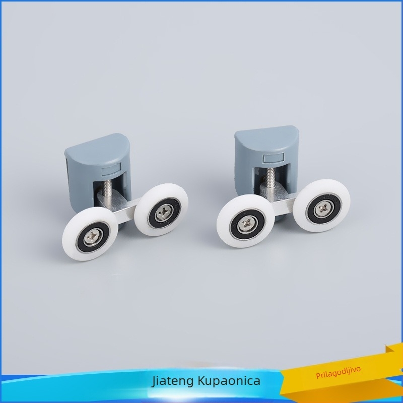 JT-2416 kolut za vrata tuš kabine s lukom kolotura, prilagođene uzorke, za kupaonicu i klizna vrata, moderni minimalistički stil