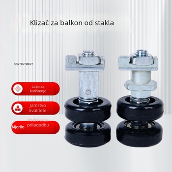 Materijal: Nehrđajući čelik, najlon, POM; Model: Rubber-coated Bearing Pulley Wheels; Obrada: prilagodba prema crtežima; Područje primjene: kupaonica, vrata garderobe, vrata i prozori; Stil: moderni minimalistički