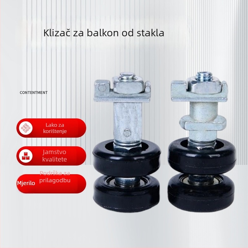 Materijal: Nehrđajući čelik, najlon, POM; Model: Rubber-coated Bearing Pulley Wheels; Obrada: prilagodba prema crtežima; Područje primjene: kupaonica, vrata garderobe, vrata i prozori; Stil: moderni minimalistički