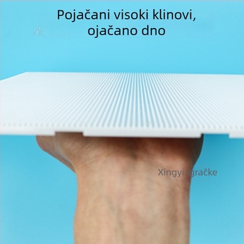 Plastična Bead Board s 104 klinovima, otporna na visoke temperature, debela osnovna ploča, pogodna za DIY