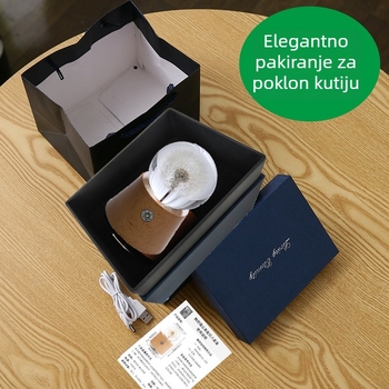 Drvena kutija za glazbu s noćnim svjetlom – originalni dizajn, dodirni prekidač s glatkim podešavanjem svjetla, poklon pakiranje