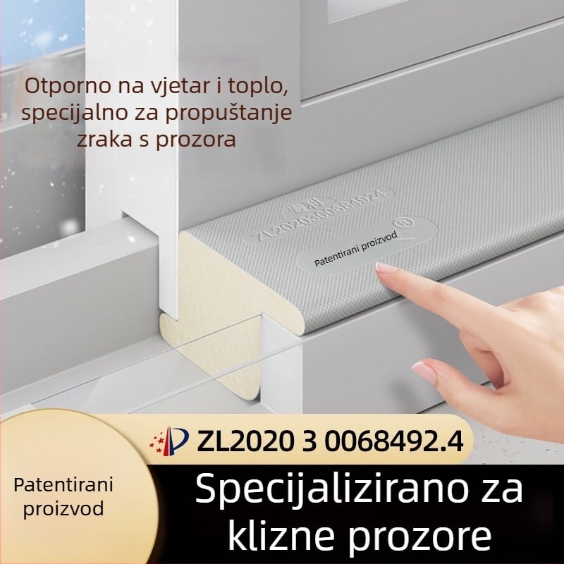 Prozorski brtveni trak – zvučna izolacija, otporan na vjetar i prašinu, stil modernog minimalizma, Model: Drugo