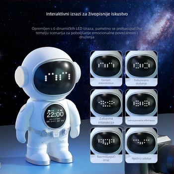 AI robot-prijatelj za djecu s LCD zaslonom, prepoznavanjem glasa, Wi‑Fi i mobilnom aplikacijom – emocionalna interakcija