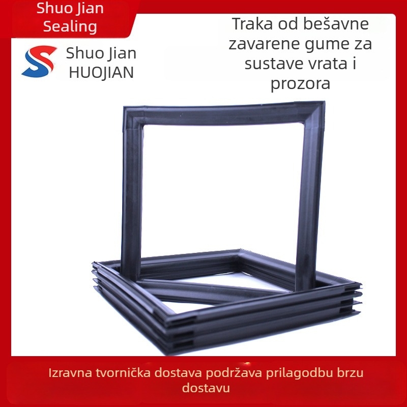 Integrirani bezšavni brtveni trak za vrata i prozore, zavareni spoj, jednoliki tlak