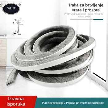 Witte prozorska brtvena traka, kombiniranog tipa za prozore; modeli 7x5, 7x7, 7x8, 9x5, 9x9, 9x15, 9x23; otporna na prašinu, otporna na vjetar i zvučna izolacija.
