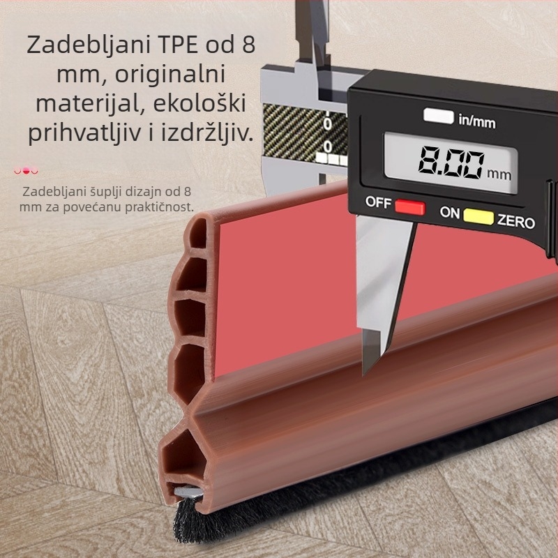 Brtvna traka za brtvljenje prostora između vrata i prozora, debela zvučna izolacija, vodootporna, protiv komaraca, otporna na visoke temperature i vjetar, toplinska izolacijska traka za vrata i prozore