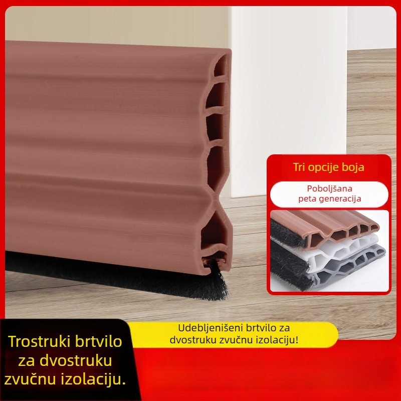 Brtvna traka za brtvljenje prostora između vrata i prozora, debela zvučna izolacija, vodootporna, protiv komaraca, otporna na visoke temperature i vjetar, toplinska izolacijska traka za vrata i prozore
