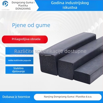 Pjenasta EPDM gumena traka za razvodne ormariće; otporna na habanje; vodonepropusno brtvilo; materijal: EPDM; primjena: ormarići, stroje, električni uređaji