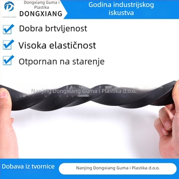 Pjenasta EPDM gumena traka za razvodne ormariće; otporna na habanje; vodonepropusno brtvilo; materijal: EPDM; primjena: ormarići, stroje, električni uređaji