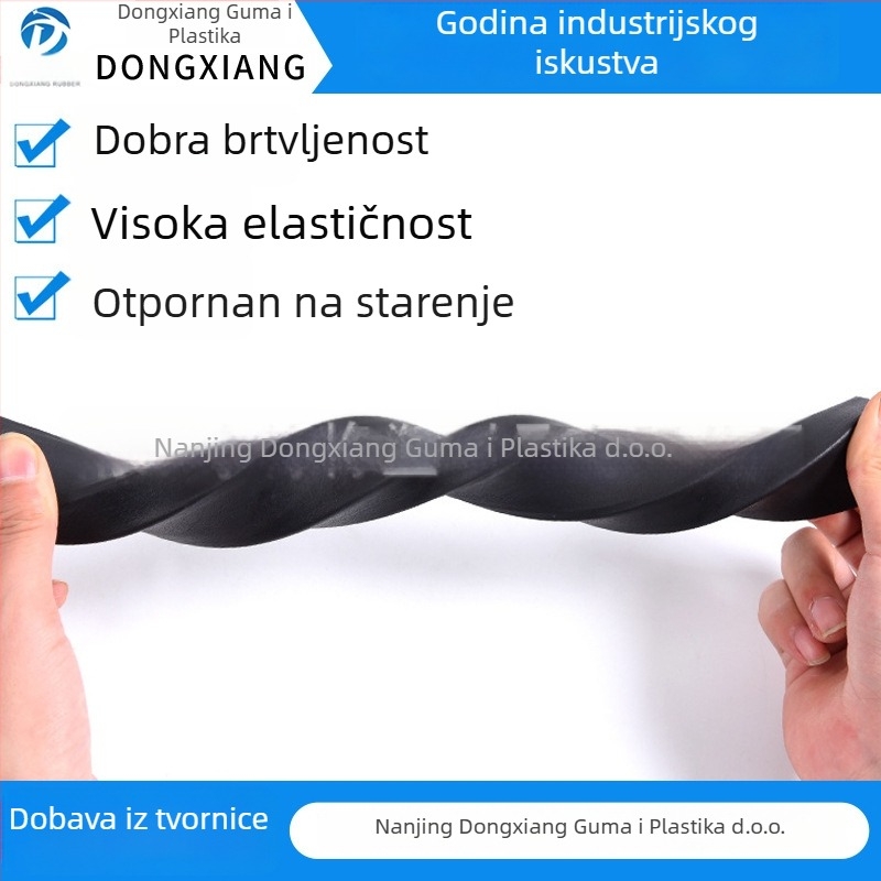 Pjenasta EPDM gumena traka za razvodne ormariće; otporna na habanje; vodonepropusno brtvilo; materijal: EPDM; primjena: ormarići, stroje, električni uređaji