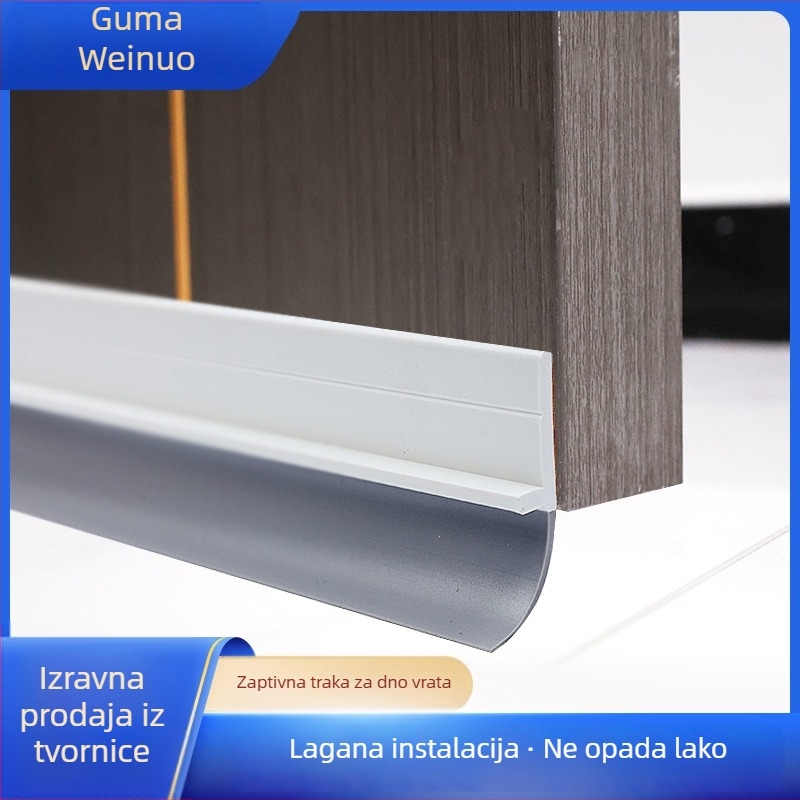 Pjenasti donji brtveni trak za vrata – Wino rubber, za vrata, brtvi i štiti od prašine, moderan minimalistički stil, šifra proizvoda 10