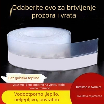 3M višenamjenska gumena brtvena traka, samolijepljiva, otporna na vjetar, toplinska i zvučna izolacija, za vrata, vrata hladnjaka, prostore uz vrata, donji dio vrata