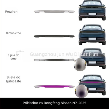 Jwudmvp TPU zaštitni film za stražnja svjetla, s promjenom boje, za Nissan N7 2025 – 6 godina jamstva