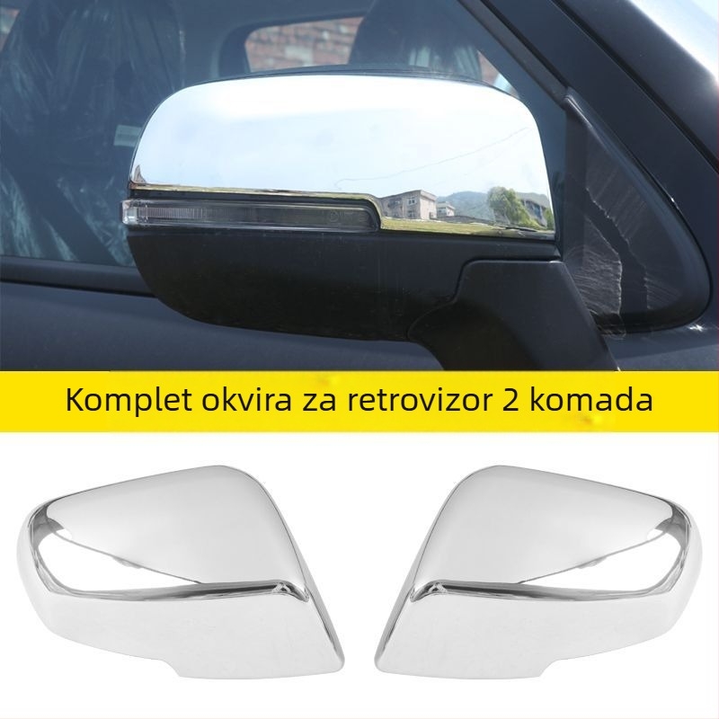 Oberon kromirani poklopac retrovizora, kompatibilan s Great Wall King Kong Cannon – dekorativni poklopac okvira, protiv odsjaja
