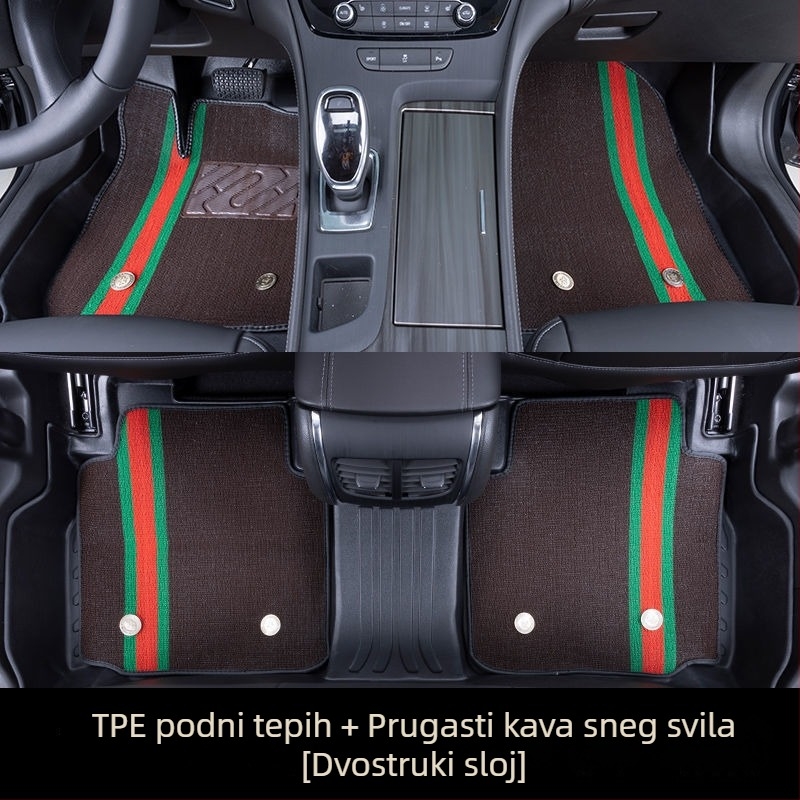 Auto tepisi za Ford Focus, Mondeo, Edge i Escape — guma; podrijetlo Hebei; stil petlji od svile