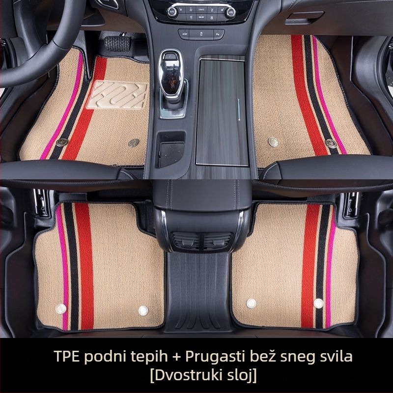 Auto tepisi za Ford Focus, Mondeo, Edge i Escape — guma; podrijetlo Hebei; stil petlji od svile