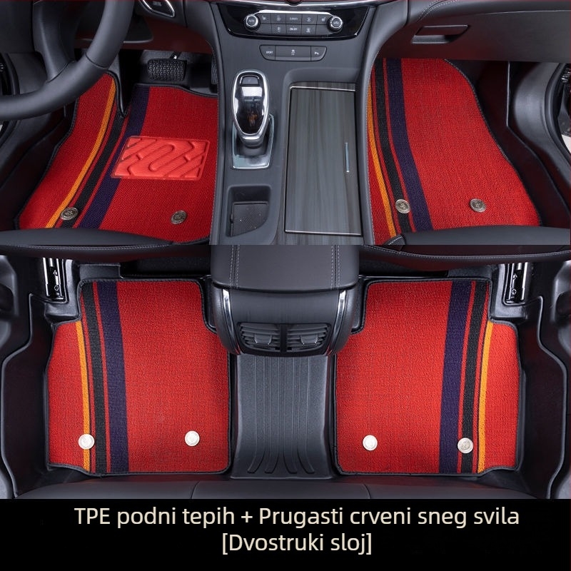 Auto tepisi za Ford Focus, Mondeo, Edge i Escape — guma; podrijetlo Hebei; stil petlji od svile