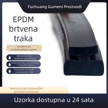 Pjenasti brtveni trak za aluminijska vrata i prozore – EPDM guma, vodootporan, otporan na požar, otporan na curenje, oleju otporna
