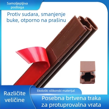 Silikonska brtvila za vrata i prozore, visoko prozirna obojena gumena brtva za automobil