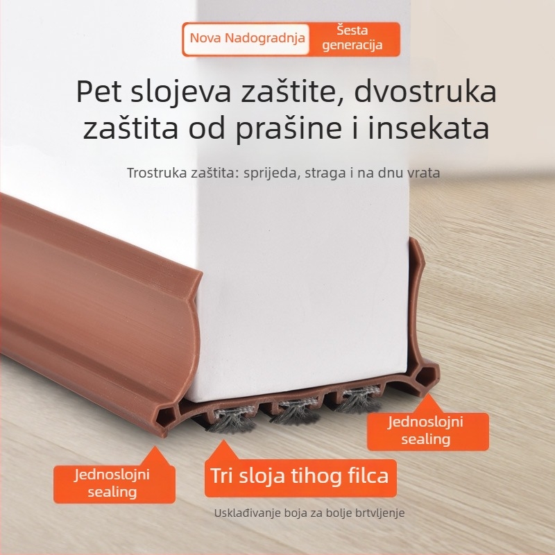 Shoulang Brtvilo za vrata – Donji dio vrata, model Low-Wool; Otpornost na habanje, starenje i koroziju; Zaptivanje; Svijetlo-luksuzan stil