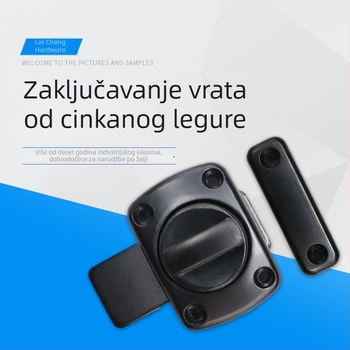 LC-01 brava za vrata od cinka – plošno montirana, lijevo/desno okretanje, moderni minimalistički dizajn