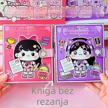 Tihi knjiga za djecu 4–6 godina, papirni materijal, plosna slagalica, porijeklo Zhejiang, pakiranje OPP