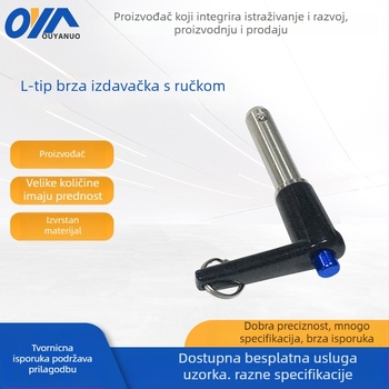 EURANO Brzi izdvojni čep s L‑ručkom, izbačena glava s kuglom, zaključavanje, rebrasti gumb — Standard Q/dgdy 003-2021