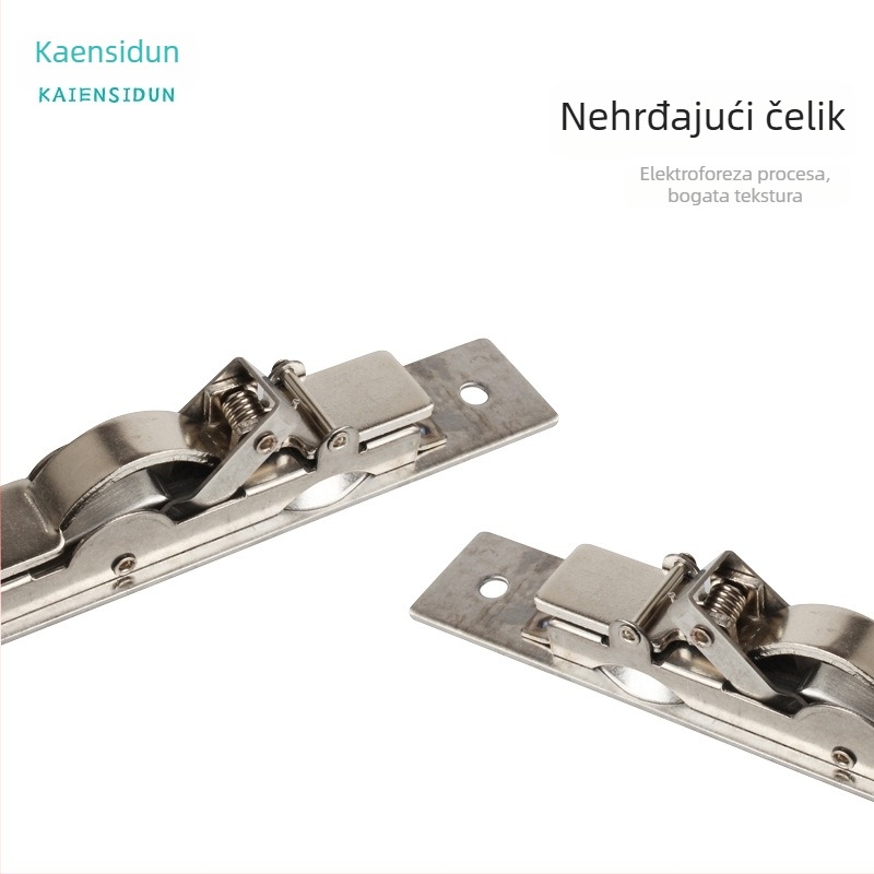 Heaven and Earth Bolt – Skriveni mehanizam zaključavanja vrata, Težak, Nehrđajući čelik, Premaz: Wire Drawing, Moderan minimalistički stil