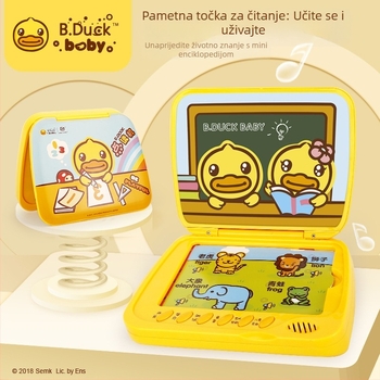 B.Duck Točkasta Čitač Olovka – Dvijezični Dječji Zvučni Čitač, Plastika, Baterije, 0–3 godine