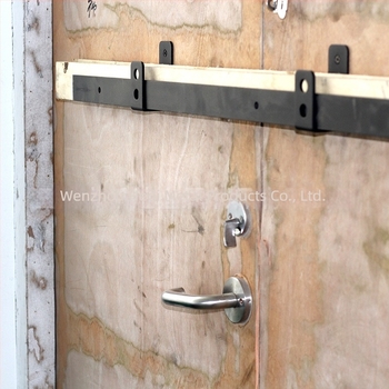 Teški zidni držač vrata s zasunom, model YL501, materijal: karbonska čelika, površinska obrada: plastno premaze, stil: modern i minimalistički