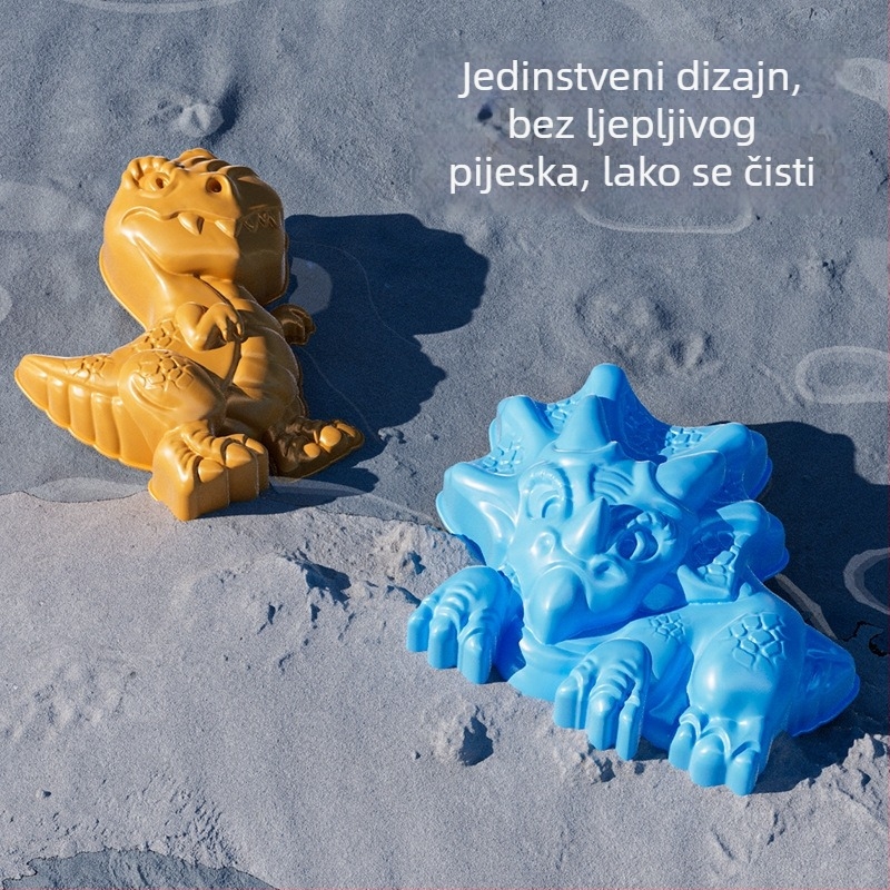 Set igračaka za pijesak na plaži za djecu s lopaticom, kanticom i pješčanim štoperom – plastični alati za igru u pijesku za uzrast 4–6 godina