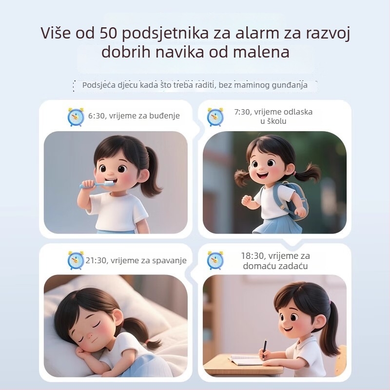 AI uređaj za ranu edukaciju za učenike — punjiv, prepoznavanje glasa, reprodukcija glazbe, ABS kućište, bez memorije, litij-ionska baterija