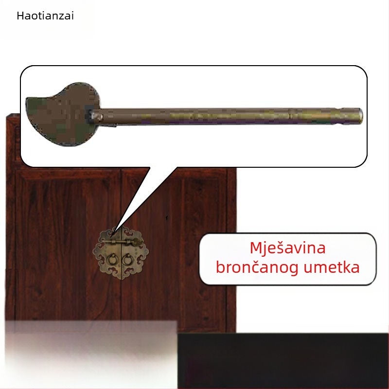 Latunski dverni bolt u antiknom stilu – Model HTH-032, Haotianzhai marka