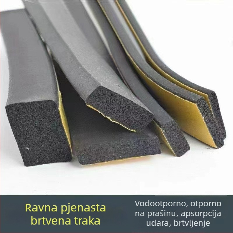 EVA pjena brtva za vrata i prozore, silikon brtva, samoljepljiva pjenasta gumena brtva