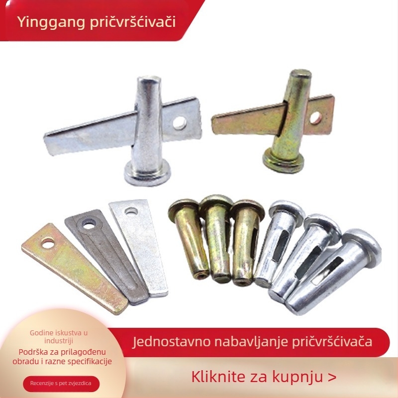 Aluminijske ploče s pinovima i pločicama, šuplje i pune varijante, GB5782 standard, Yinggang