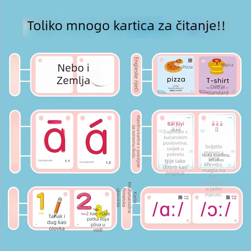 Naughty Boy pero za čitanje na dodir za djecu – uređaj za rano obrazovanje, 4–8 GB memorije, snimanje, punjivo, preuzimanje, glazba