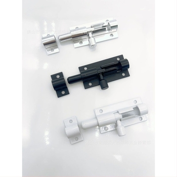 Aluminijski zasun za vrata, kvadratno površinski montiran, aluminijska legura, elektrostatsko prskanje završne obrade, moder minimalistički stil, marka New zte XZX