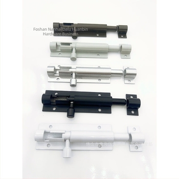 Aluminijski zasun za vrata, kvadratno površinski montiran, aluminijska legura, elektrostatsko prskanje završne obrade, moder minimalistički stil, marka New zte XZX