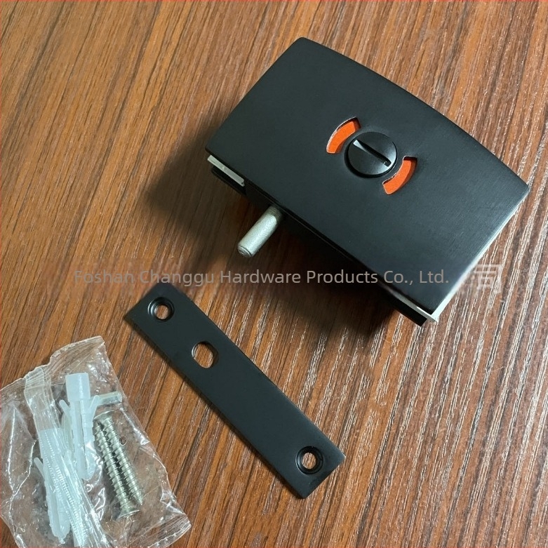 ST-H011-2 Teški mehanizam za staklena vrata od bakra, završetak polirani krom i brušeni nikl